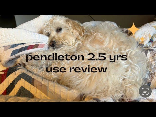 Pendleton blanket review-- 2.5 yrs of use