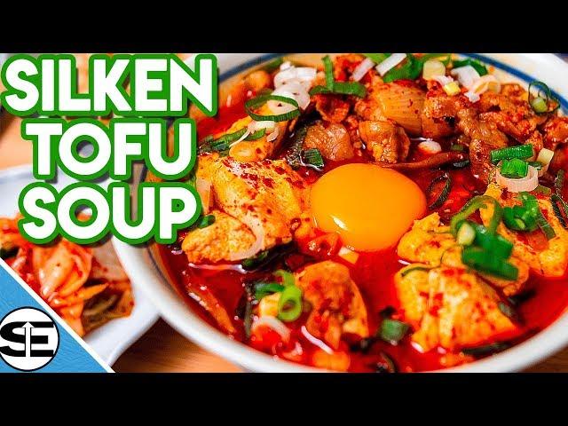 Silken Tofu Soup - You're Going To Love This Delicious Korean Silken Tofu Stew! ( Soondubu Jjigae )