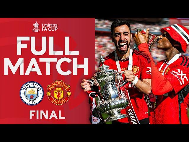  FULL MATCH | Manchester City v Manchester United | Final | Emirates FA Cup 2023-24