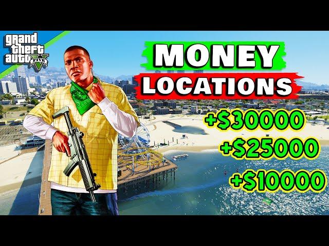 GTA 5 - SECRET MONEY LOCATIONS (Work in 2024)