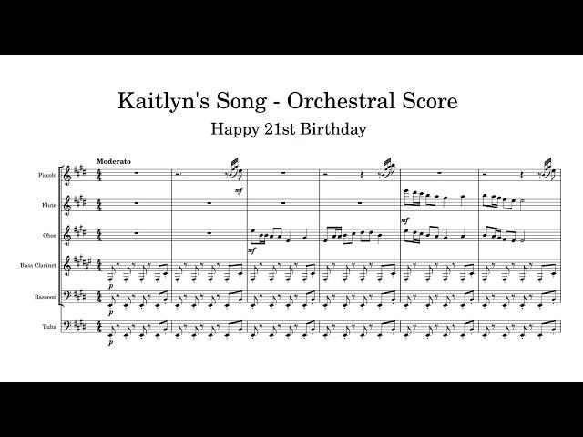 Kaitlyn's Song - An Original Composition by Chloe Howie