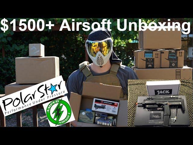 This is what a $1500 Airsoft unboxing Looks like!