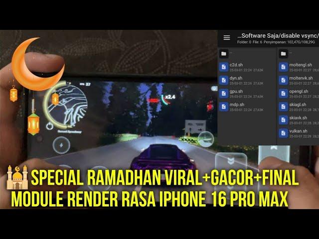 Viral+Rasa iPhone Final+Gacor Module V.I.P Ramadhan No Root Render Composition Software+Hardware