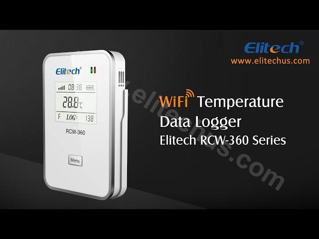 Elitech RCW-360 Wireless Temperature and Humidity Data Logger