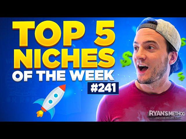 TOP 5 NICHES  Print on Demand Niche Research # 241 — (1/5/2025)