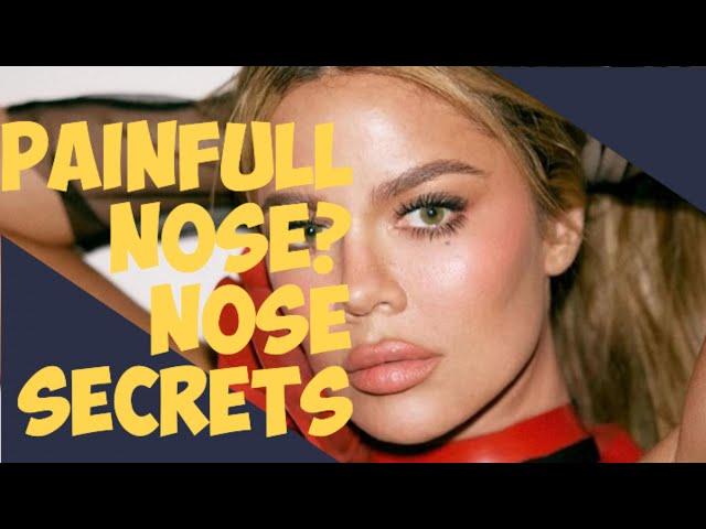 khloe kardashian reveals her nose secrets #khloekardashian