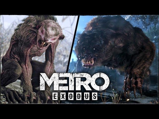 8 ЖУТКИХ МОНСТРОВ В METRO: EXODUS - Самые опасные мутанты (ЖУТКИЕ МУТАНТЫ В "МЕТРО")