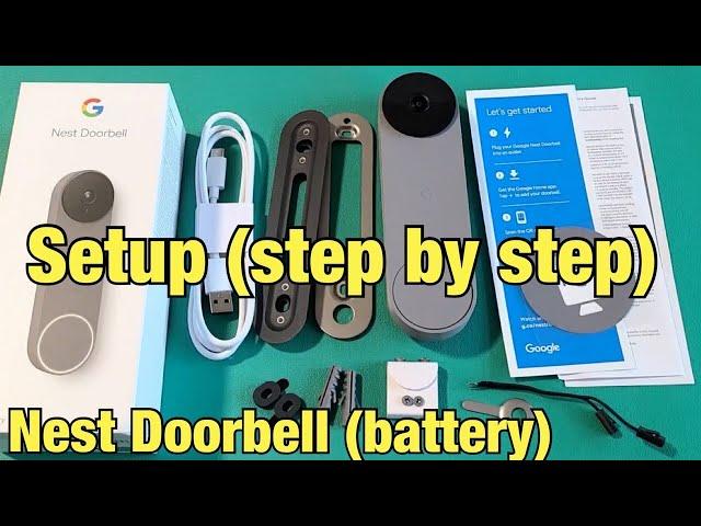 Nest Doorbell (battery): How to Setup (step by step)