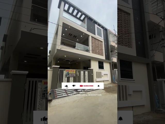 NEW G+1 INDEPENDENT HOUSE FOR SALE IN HYDERABAD | WEST FACING | RENTAL PROPERTY | 150 SQ YD EXTERIOR