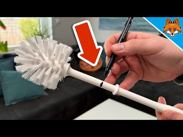 Cut your Toilet Brush HERE and WATCH WHAT HAPPENS(Amazing)