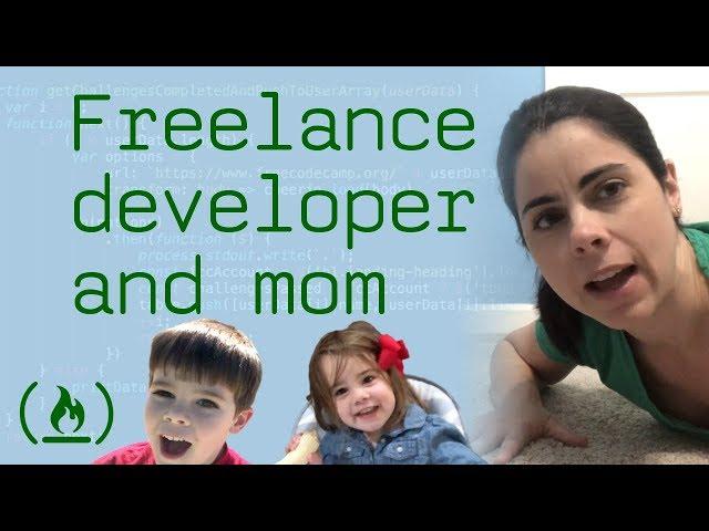 Day in the life of a freelance developer and mom