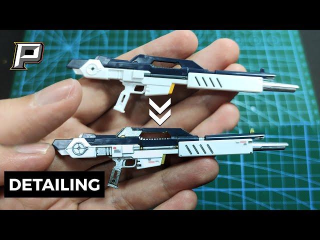 RG RX-93 Nu Gundam DETAILING: Beam Rifle