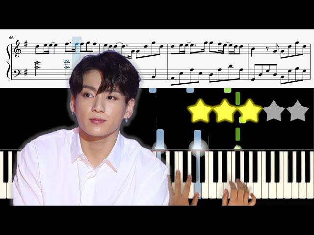 BTS JUNGKOOK (방탄소년단 정국) - Still With You 《Piano Tutorial》 