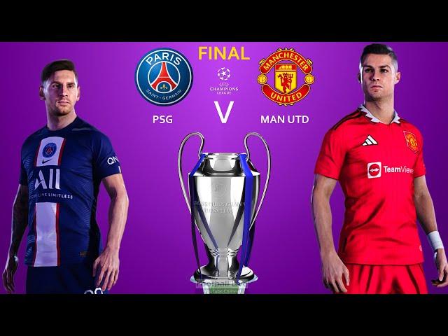 PSG Vs Manchester United | Final Champions League 2022/23 | Zidane to Man Utd | Penalty Shootout PES