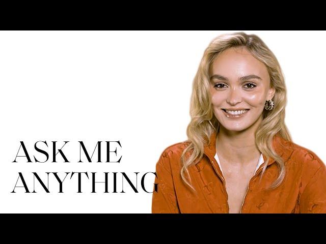 Lily-Rose Depp's Favorite French Phrase, Her Style Icons & Celebrity Crush | Ask Me Anything | ELLE