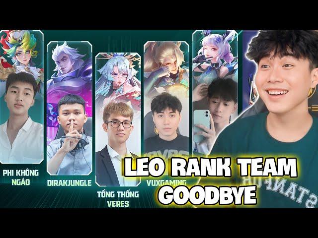 VUX MỘT NGÀY LEO RANK VỚI TEAM GOODBYE TRƯỚC THỀM GIẢI ĐẤU SIÊU SAO LIÊN QUÂN MOBILE