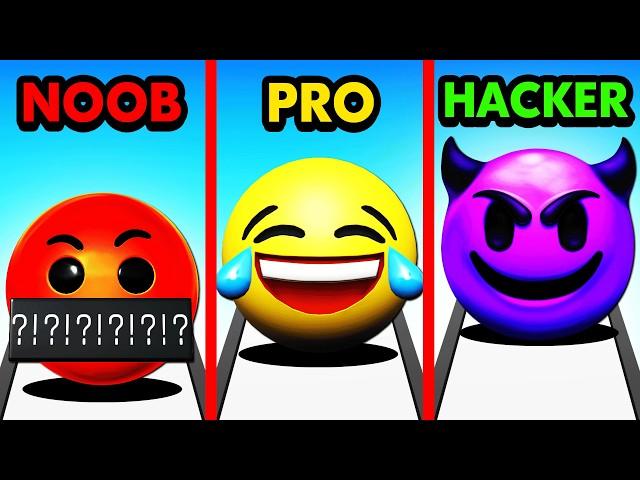 NOOB vs PRO vs HACKER EMOJI