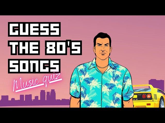 Guess the Song From 1980s | Music Quiz 80s