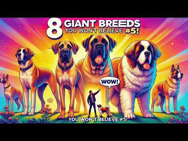 8 Giant Dog Breeds That Will Leave You Speechless!  #doglover