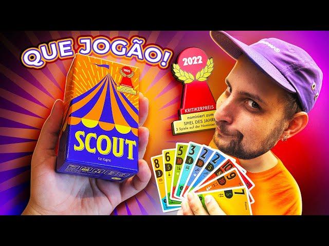 O MELHOR JOGO DE CARTAS DO MUNDO! - Scout - Review & Regras Rápidas