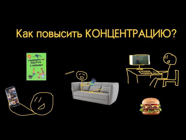 Как реально повысить КОНЦЕНТРАЦИЮ