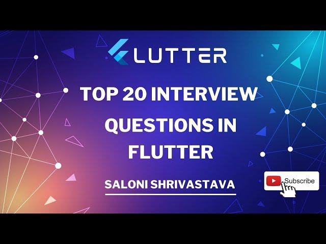 Top interview questions and answers in flutter framework.