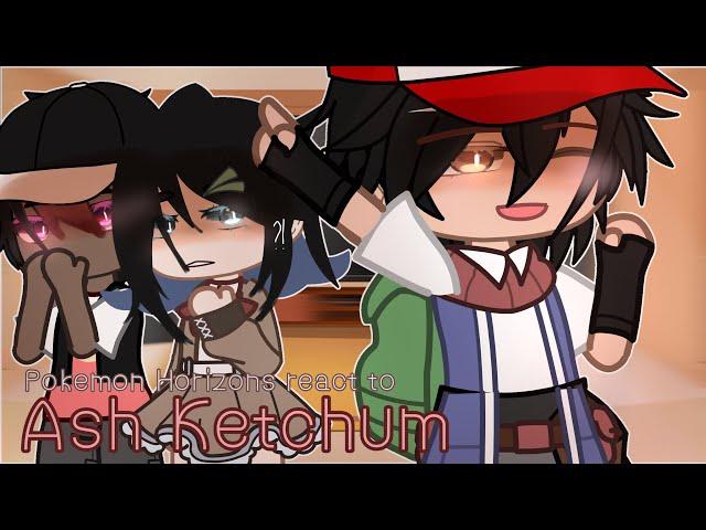 Pokemon Horizons ( Roy and Liko ) Reacts to Ash and Greninja || Gacha Club