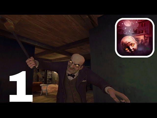 Scary Mansion - Gameplay Walkthrough Part 1- Tutorial and easy Mode (iOS, Android)