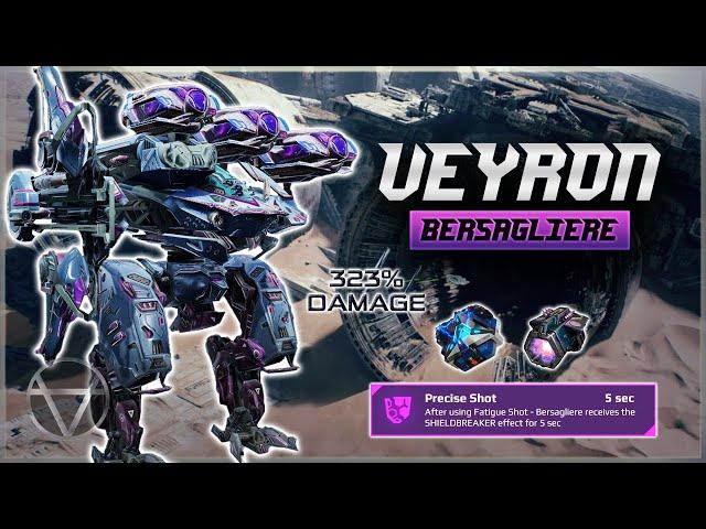 [WR]  4,200,000 DMG/Clip Veyron Bersagliere – Titan Gameplay | War Robots