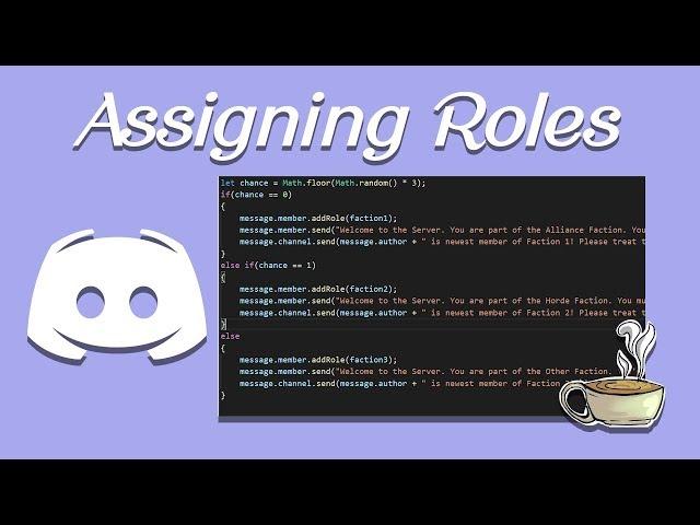 Coding Your Own Discord Bot - Discord.js - Assigning and Creating Roles - *OLD*