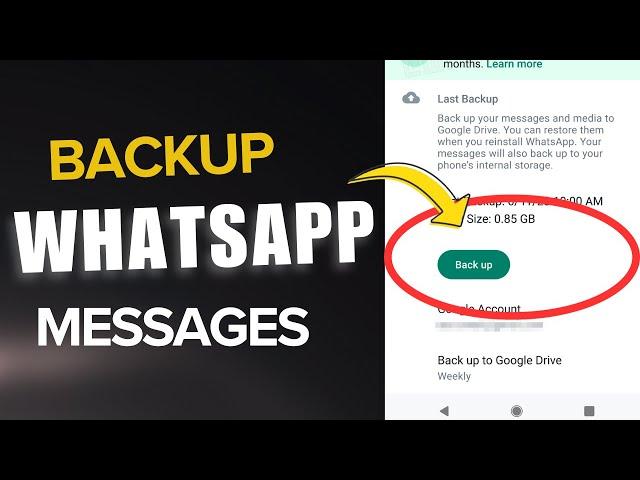 How to Backup Whatsapp Messages | How to Recover Old WhatsApp Deleted Messages