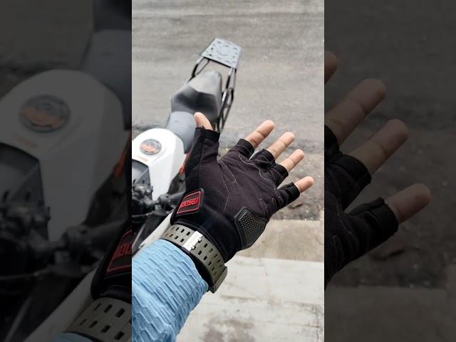 Half finger hand gloves | mobile touch using type | #shorts #bike #modified