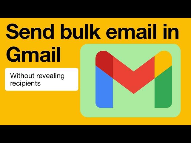 Gmail Trick: Send Bulk Emails Without Revealing Recipients!