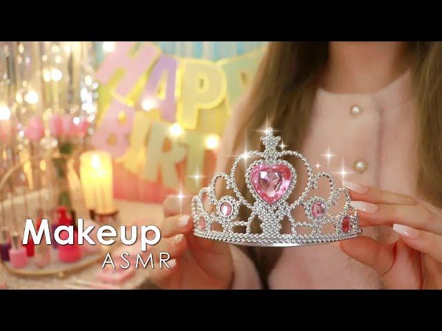 ASMR Doing Your Party Makeup (Roleplay)