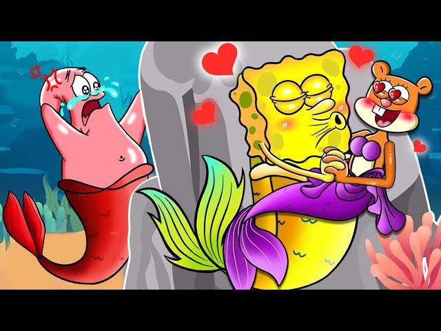 Spongebob Mermaid Story - Spongebob Mermaid Love Sandy Mermaid | Love Story - Spongebob Animation