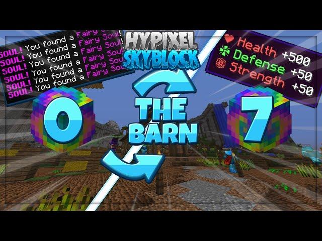 ALL 7 Fairy Souls in the Barn - Hypixel Skyblock