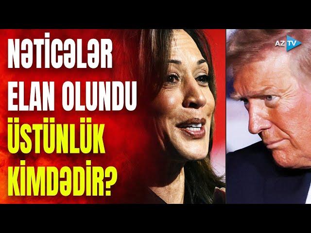 ABŞ-də ilk nəticələr elan olundu: Tramp, yoxsa Harris irəlidədir?