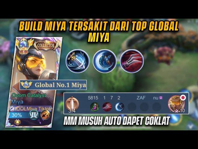 BUILD MIYA TERSAKIT DAMAGE NYA BIKIN MUSUH COKLAT DAN DAPAT SAVAGE! - MLBB