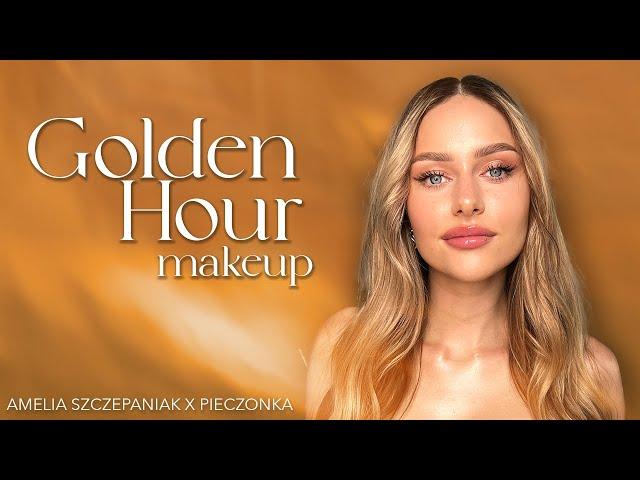 GOLDEN HOUR MAKEUP | Amelia Szczepaniak x Pieczonka