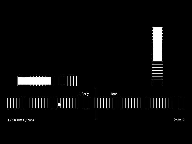 Audio Delay calibration