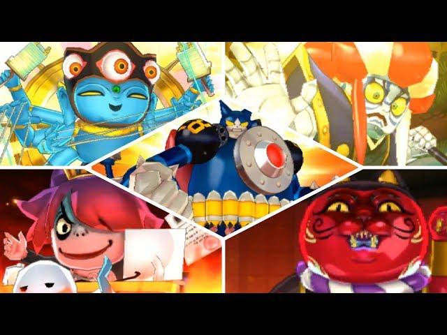 Yo-kai Watch Blasters - All Cutscenes (Bosses)