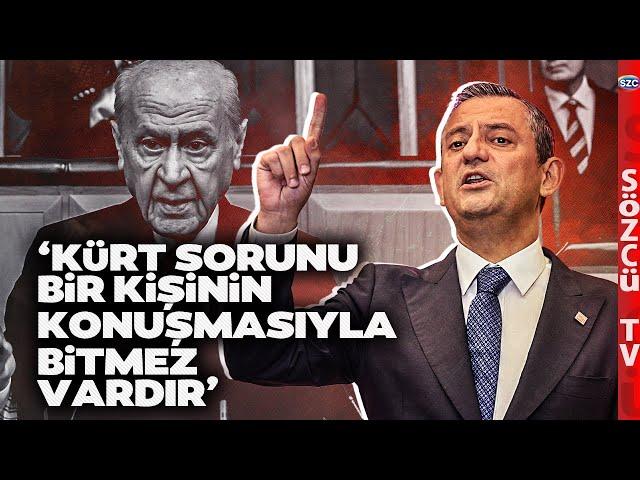 Özgür Özel'den Diyarbakır'da Devlet Bahçeli - Öcalan Çıkışı! Kürt Sorunu Sözleri Gündem Olur