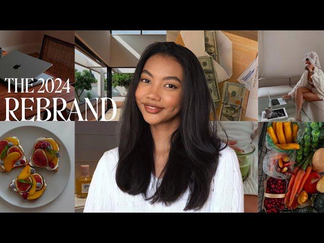 How to REBRAND & REINVENT YOURSELF for 2024 | glo up for the new year