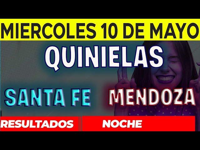 Resultados Quinielas Nocturna de Santa Fe y Mendoza, Miércoles 10 de Mayo