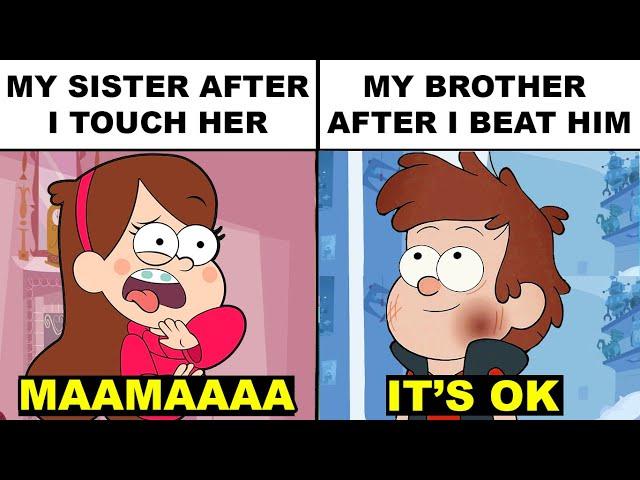 Brother vs Sister Memes