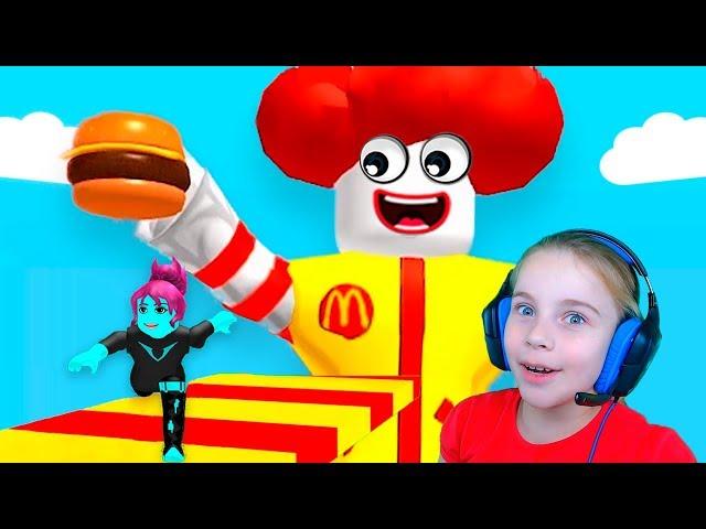 ЧТО СЛУЧИЛОСЬ в МАКДОНАЛЬДС в Roblox Побег из Macdonald Детский Летсплей в Роблокс