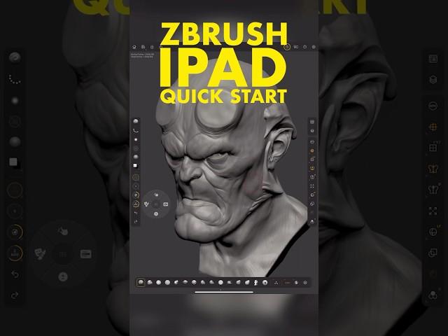 ZBrush for Ipad 60 Sec Quick Start Tutorial