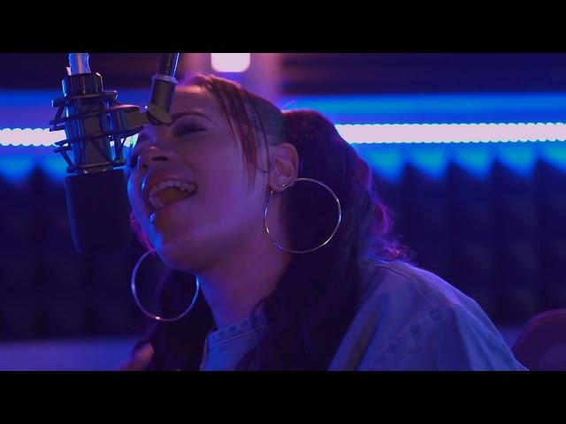 Azaria Bleu in studio performance of Number One (Produced by. J-Classic)