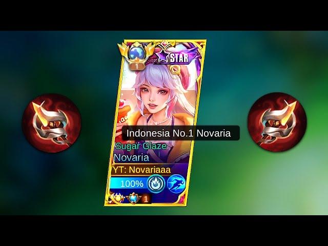 MY NOVARIA BEST BUILD & EMBLEM 2024 | TOP 1 NOVARIA ONE SHOT BUILD AUTO WINSTREAK RANKED - MLBB