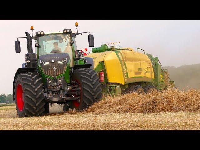 Baling Hay | Fendt 1050 + Krone BigPack HDP VC & VALTRA S233 + Heath Super Chaser | Abemec/Stouten